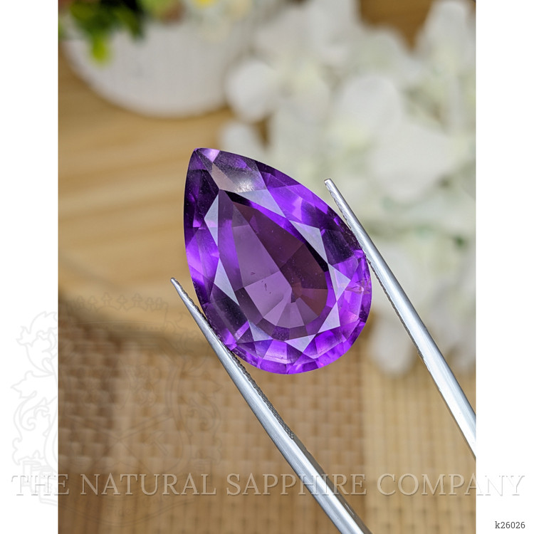 21.82 Ct. Purple Amethyst from Ceylon (Sri Lanka)