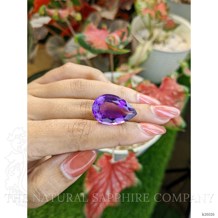 21.82 Ct. Purple Amethyst from Ceylon (Sri Lanka)