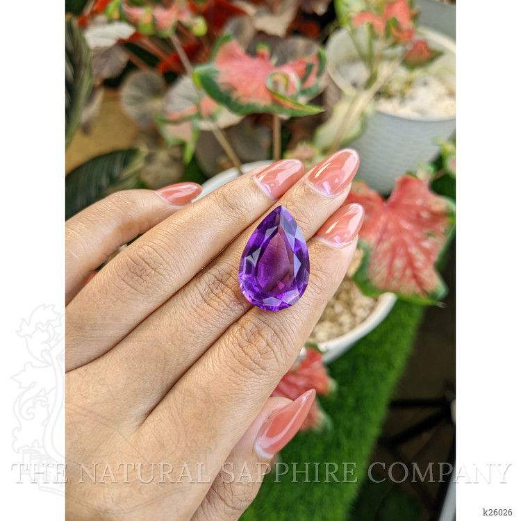 21.82 Ct. Purple Amethyst from Ceylon (Sri Lanka)