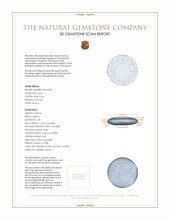 0.52 Ct. Cabochon Crystal/Jelly Opal from Australia 3 D Scan Report