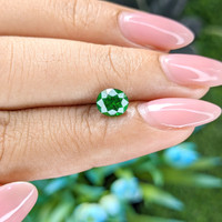 1.15 Ct. Tsavorite Garnet from Kenya Life Style
