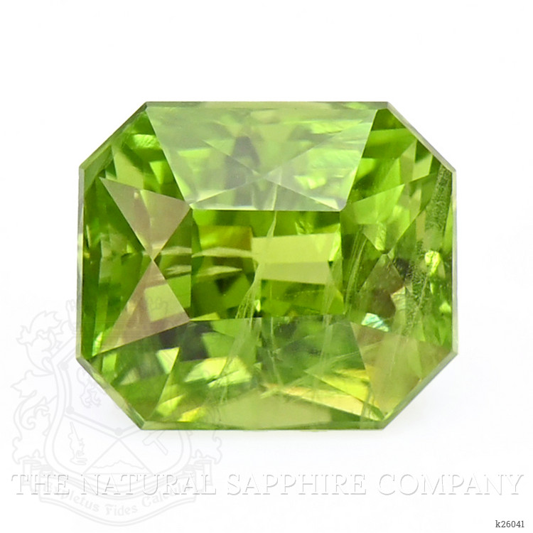 3.84 Ct. Green (Lime Green) Peridot from Ceylon (Sri Lanka)