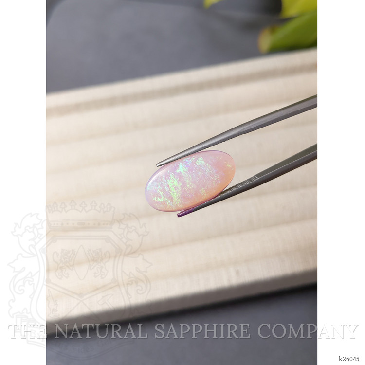 4.83 Ct. Multi Color Cabochon Crystal/Jelly Opal from Ethiopia