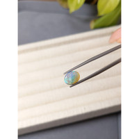 1.22 Ct. Multi Color Cabochon Black Opal from Ethiopia Life Style