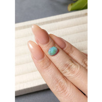 1.22 Ct. Multi Color Cabochon Black Opal from Ethiopia Life Style