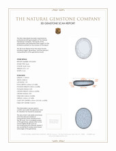 1.67 Ct. Cabochon Crystal/Jelly Opal from Australia 3 D Scan Report