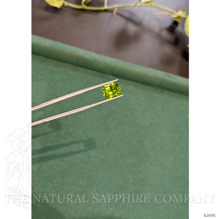 3.25 Ct. Yellowish Green Peridot from Burma (Myanmar)