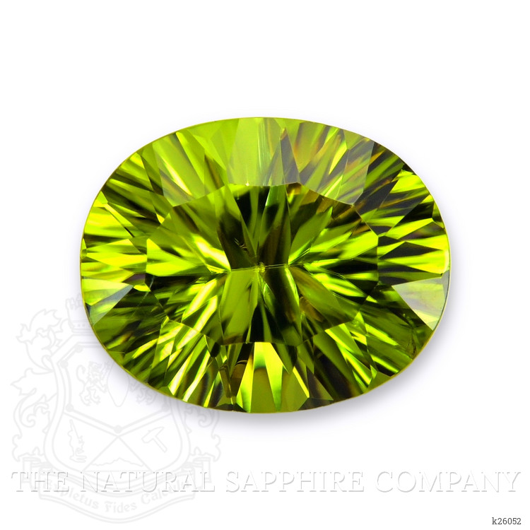 2.86 Ct. Yellowish Green Peridot from Burma (Myanmar)
