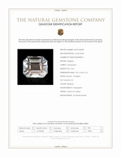 0.63 Ct. Rainbow Moonstone from Ceylon (Sri Lanka) Scan Report
