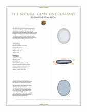 1.61 Ct. Semi-Black Opal from Australia 3 D Scan Report