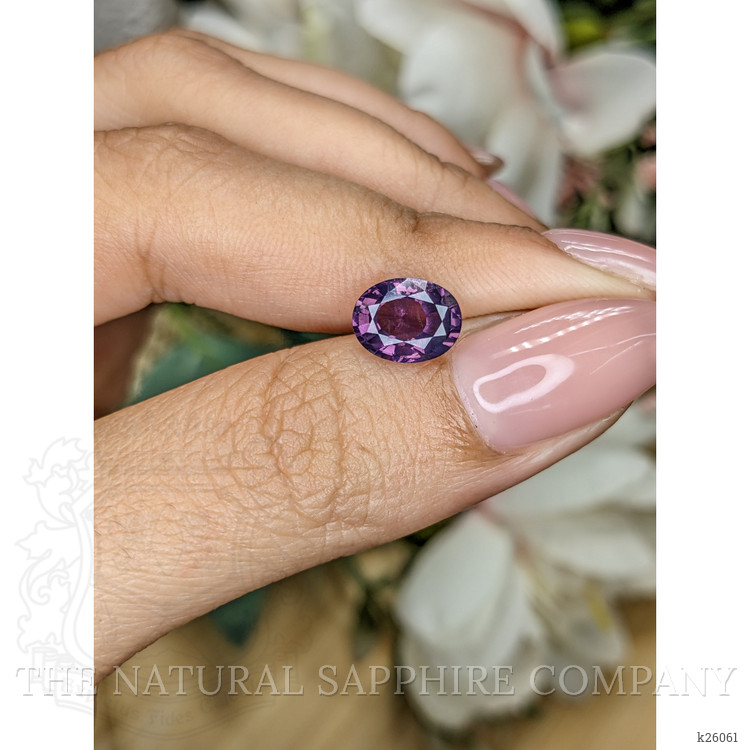 2.07 Ct. Pinkish Purple Spinel from Ceylon (Sri Lanka)