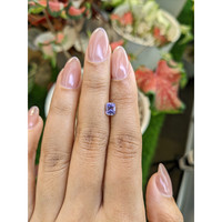 0.85 Ct. Pinkish Purple Spinel from Ceylon (Sri Lanka) Life Style
