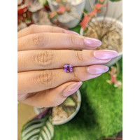 1.82 Ct. Pinkish Purple Rhodolite Garnet from Ceylon (Sri Lanka) Life Style