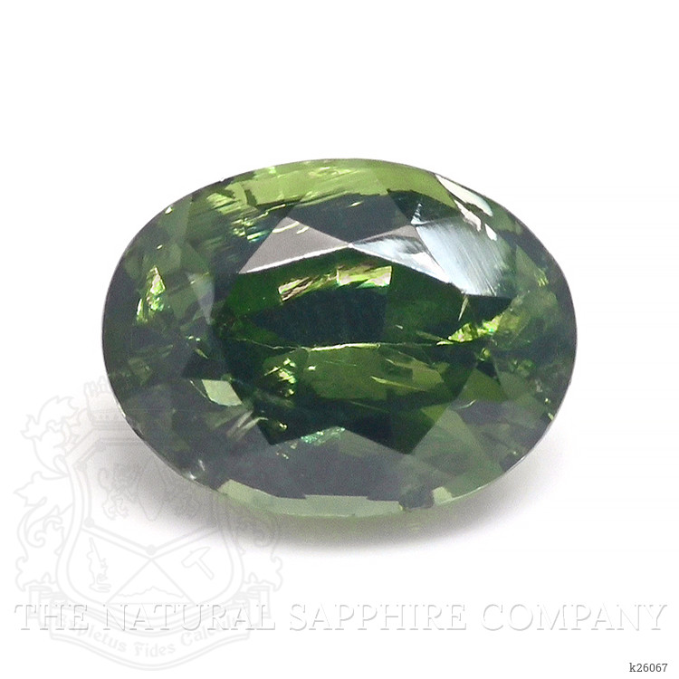 1.37 Ct. Green Zircon from Ceylon (Sri Lanka)