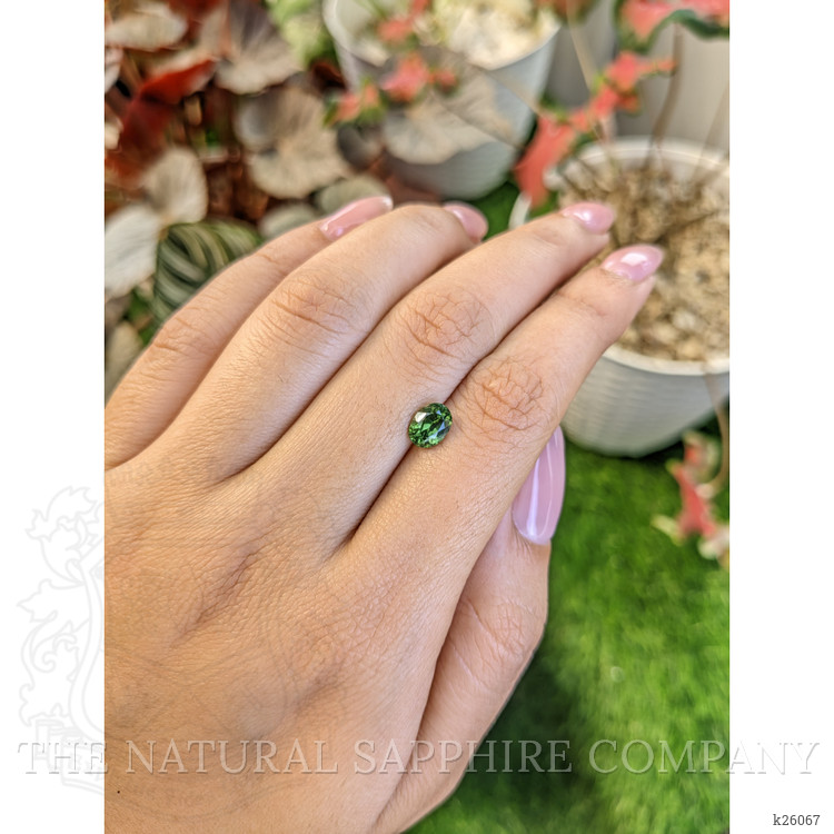 1.37 Ct. Green Zircon from Ceylon (Sri Lanka)