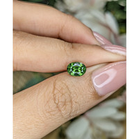 1.37 Ct. Green Zircon from Ceylon (Sri Lanka) Life Style