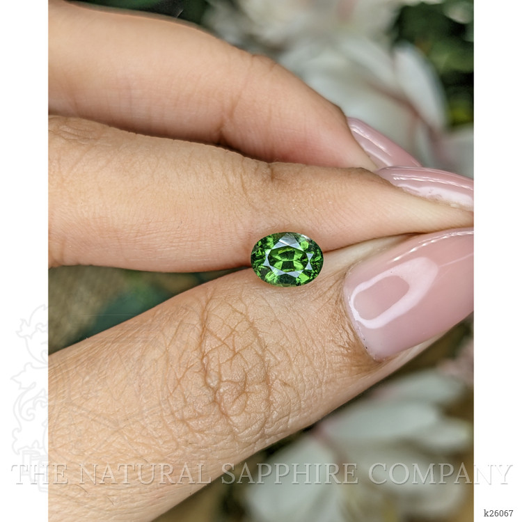 1.37 Ct. Green Zircon from Ceylon (Sri Lanka)