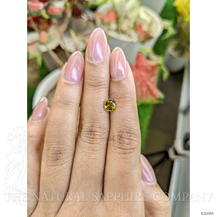 1.05 Ct. Brownish Yellow Zircon from Ceylon (Sri Lanka)