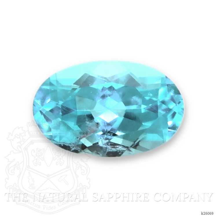 0.14 Ct. Greenish Blue Paraiba Tourmaline from Brazil