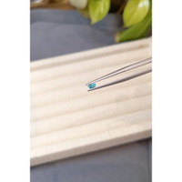 0.14 Ct. Greenish Blue Paraiba Tourmaline from Brazil Life Style