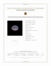 1.68 Ct. Cabochon Semi-Black Opal from Australia Scan Report