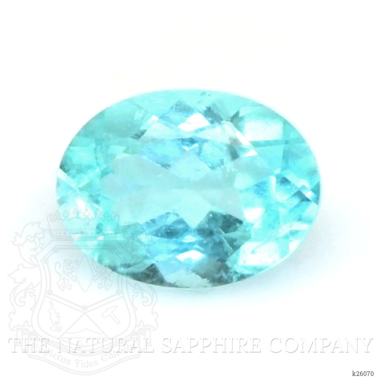 0.11 Ct. Greenish Blue Paraiba Tourmaline from Brazil