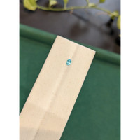 0.11 Ct. Greenish Blue Paraiba Tourmaline from Brazil Life Style