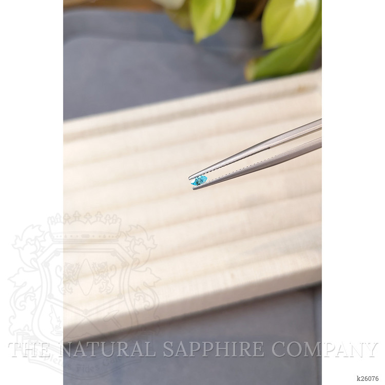 0.09 Ct. Blue Paraiba Tourmaline from Brazil