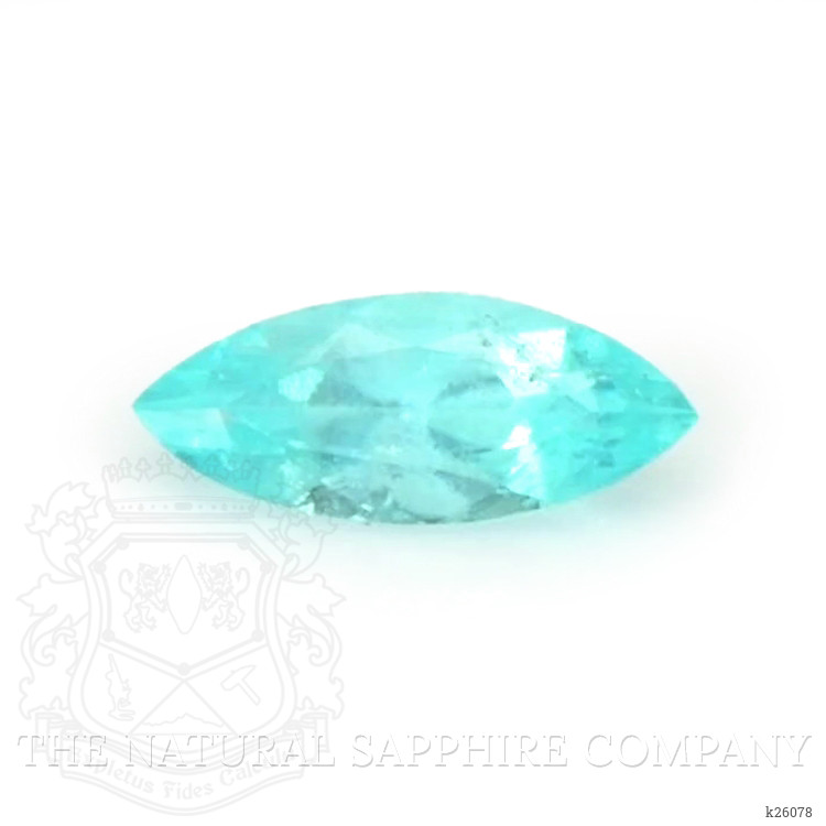 0.06 Ct. Greenish Blue Paraiba Tourmaline from Brazil
