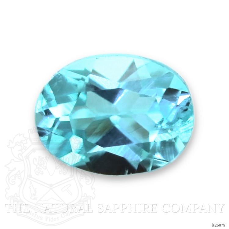 0.10 Ct. Greenish Blue Paraiba Tourmaline from Brazil