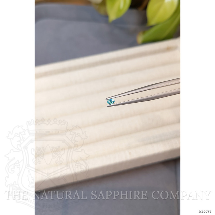 0.10 Ct. Greenish Blue Paraiba Tourmaline from Brazil