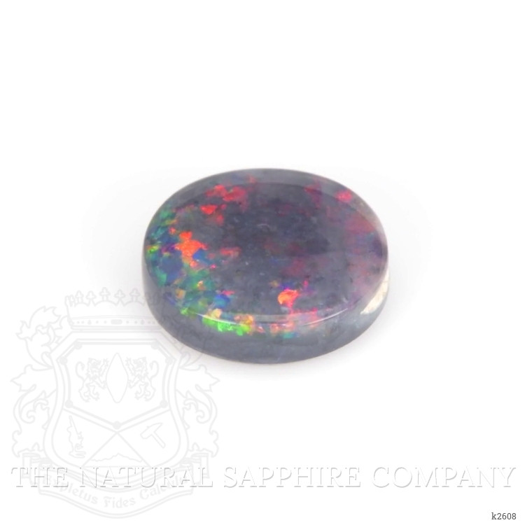 1.86 Ct. Cabochon Black Opal from Australia