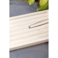 0.10 Ct. Greenish Blue Paraiba Tourmaline from Brazil Life Style