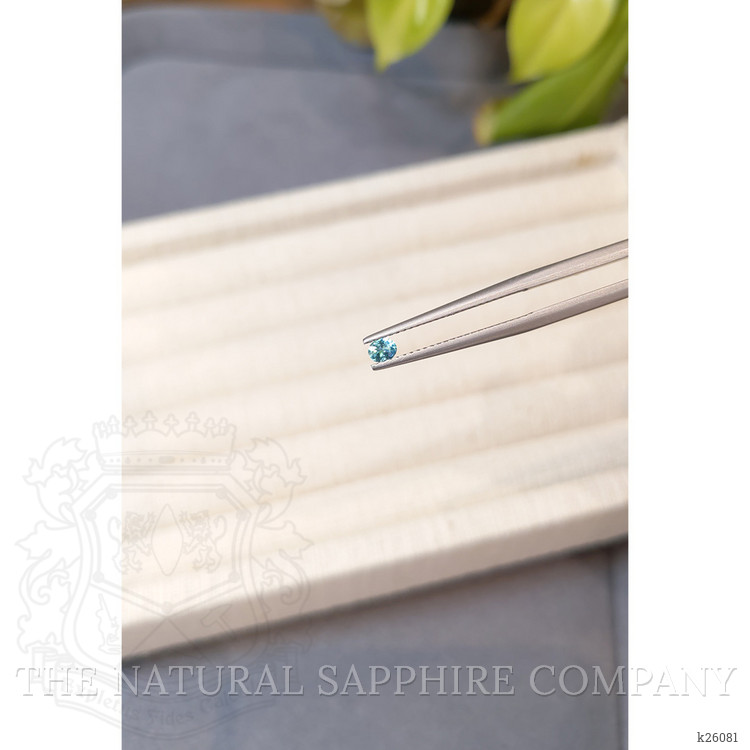 0.10 Ct. Greenish Blue Paraiba Tourmaline from Brazil