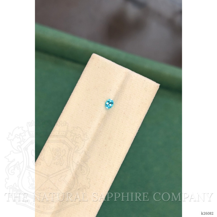 0.09 Ct. Blue Paraiba Tourmaline from Brazil