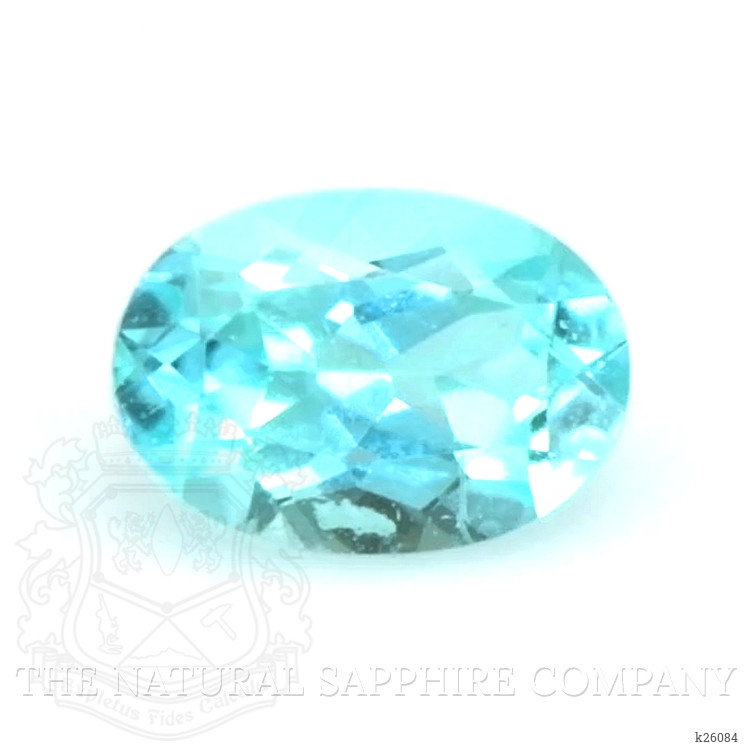 0.10 Ct. Greenish Blue Paraiba Tourmaline from Brazil