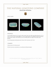 1.06 Ct. Multi Color White Opal (Light Opal) from Ethiopia Appraisal