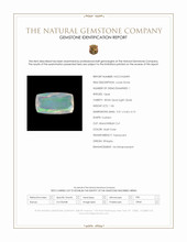 1.06 Ct. Multi Color White Opal (Light Opal) from Ethiopia Scan Report