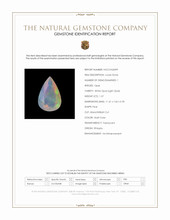 1.57 Ct. Multi Color White Opal (Light Opal) from Ethiopia Scan Report
