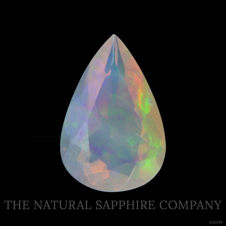 1.57 Ct. Multi Color White Opal from Ethiopia