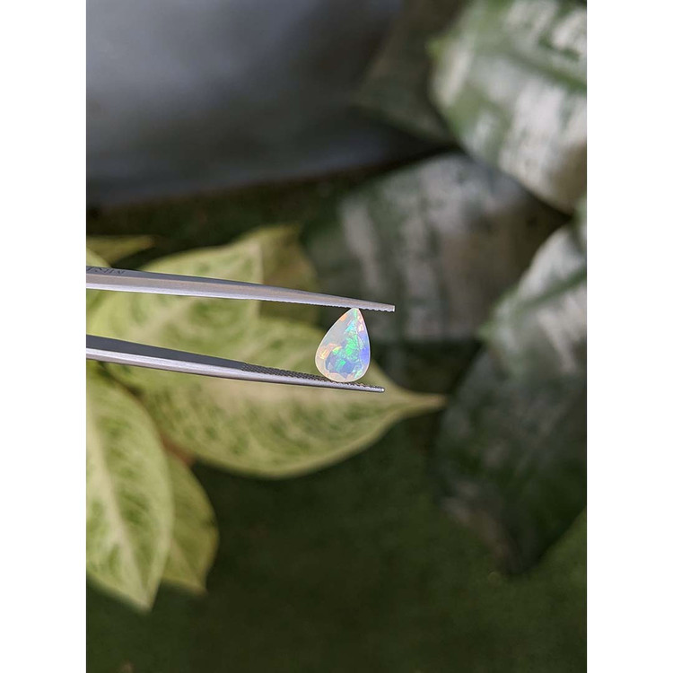 1.57 Ct. Multi Color White Opal from Ethiopia
