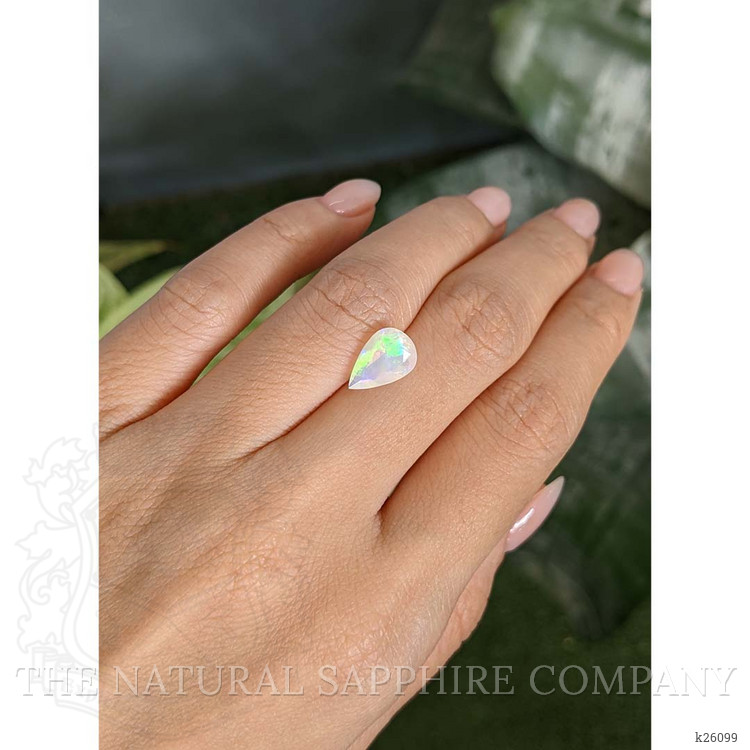 1.57 Ct. Multi Color White Opal from Ethiopia