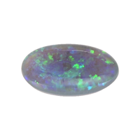 3.40 Ct. Cabochon Semi-Black Opal from Australia Video