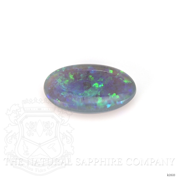 3.40 Ct. Cabochon Semi-Black Opal from Australia