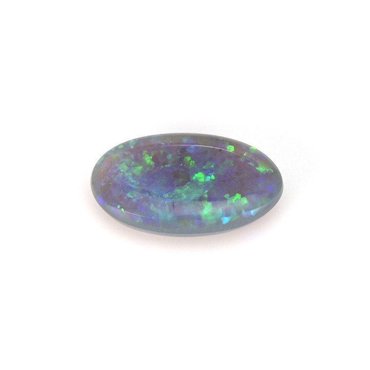 3.40 Ct. Cabochon Semi-Black Opal from Australia