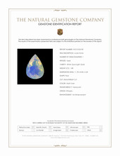 1.88 Ct. Multi Color White Opal (Light Opal) from Ethiopia Scan Report