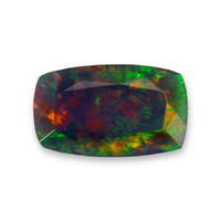 1.36 Ct. Multi Color Black Opal from Ethiopia Video