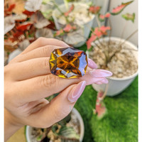67.13 Ct. Bi Color Ametrine from Ceylon (Sri Lanka) Life Style