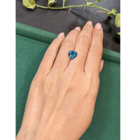 3.46 Ct. London Blue Topaz from Brazil Life Style