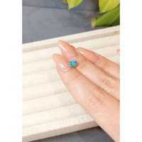 1.11 Ct. Blue Apatite from Madagascar Life Style